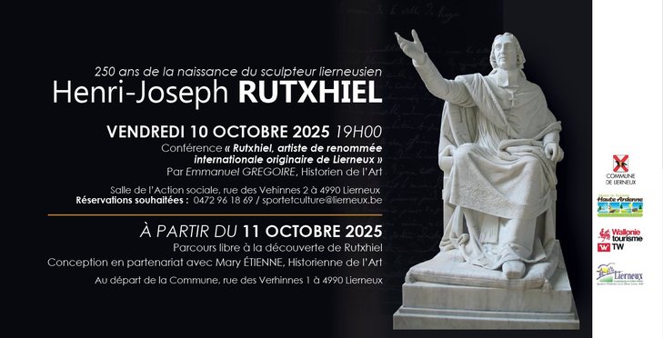 Conférences Conférence Henri-Joseph Rutxhiel, artiste renommée internationale
