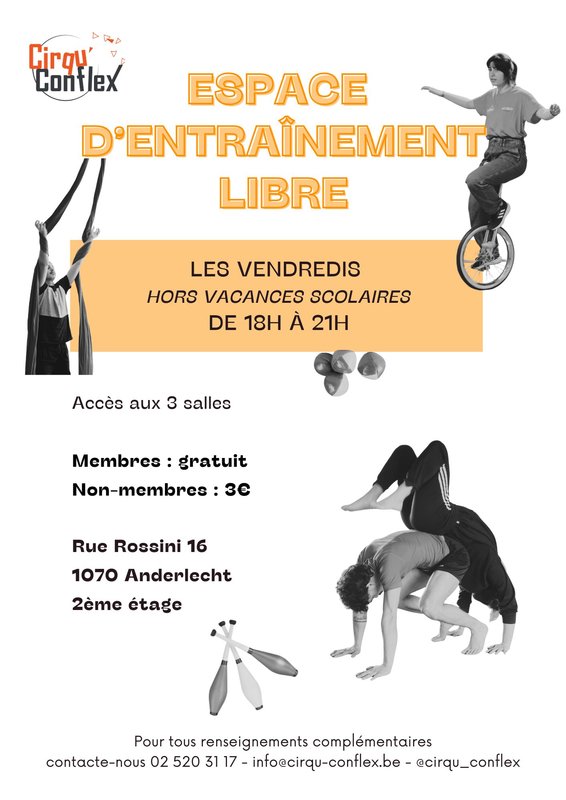 Stages,cours Espace d entraînement libre