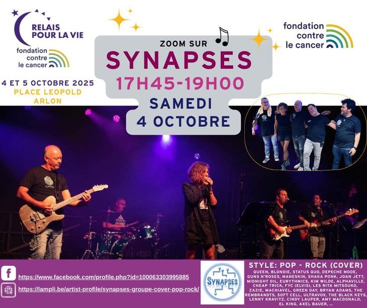 Concerts Concerts pour Relais pour vie