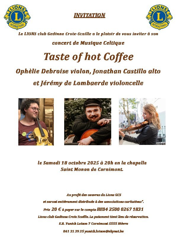 Concerts Concert musique Celtique