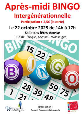 Loisirs Après-midi Bingo