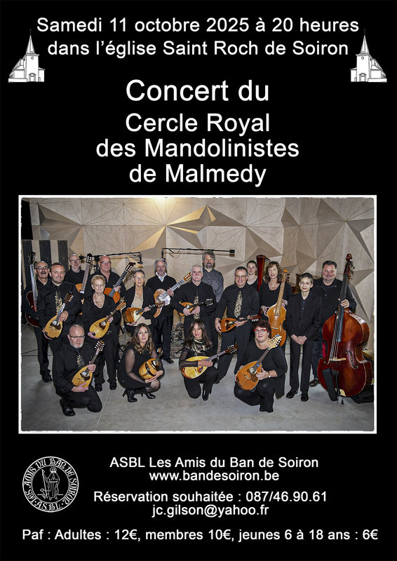 Concerts Cercle royal Mandolinistes