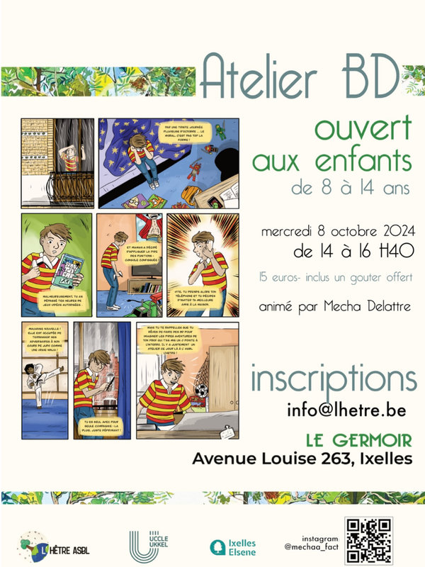 Stages,cours Atelier bande dessinée / manga