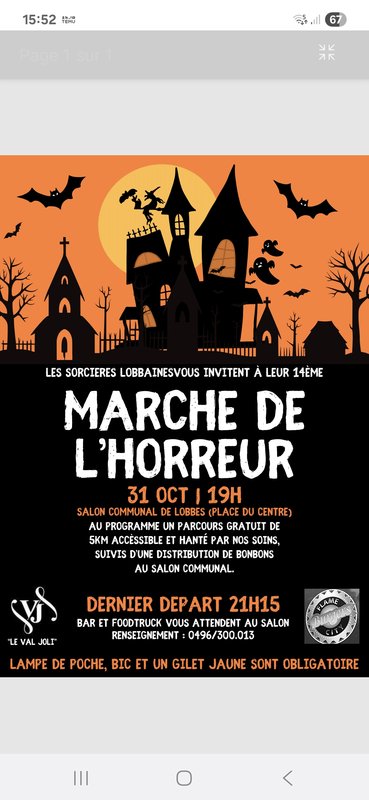 Loisirs Marche d halloween