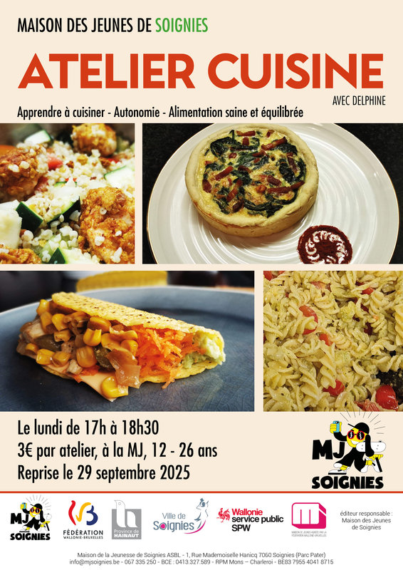 Stages,cours Atelier cuisine