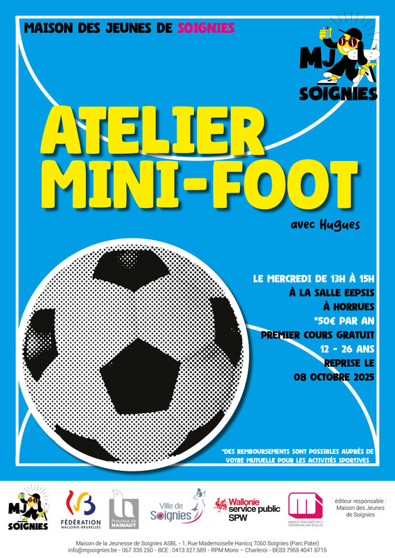 Stages,cours Atelier mini foot