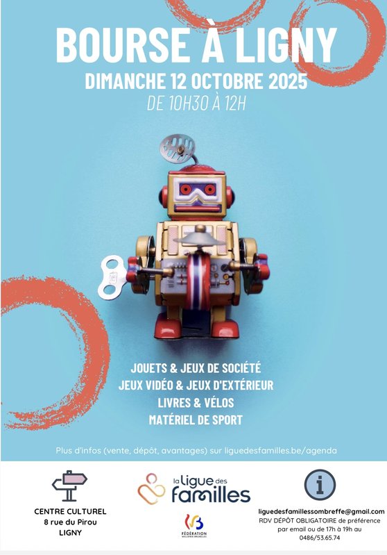 Loisirs Bourse jouets,jeux société vidéo d’extérieur.Livres, vélos.