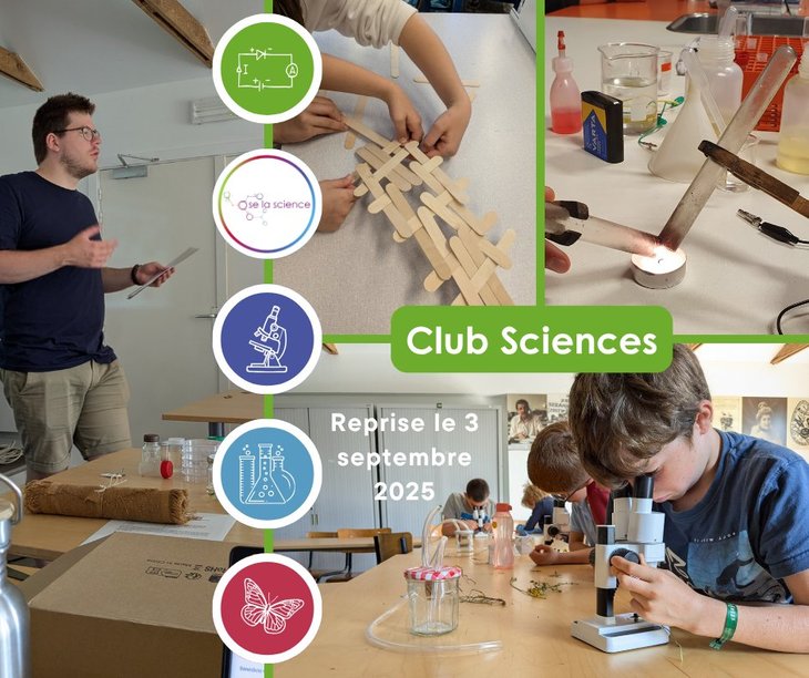 Stages,cours Club Sciences