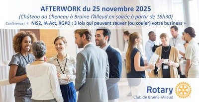 Conférences 3ème Afterwork Rotary Club Braine-l Alleud