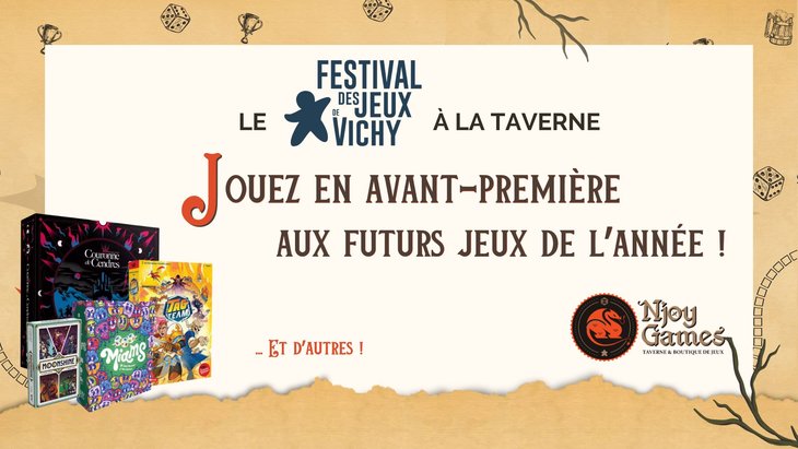 Loisirs [Festival Vichy la Taverne : Jouez des futures sorties fin d année]