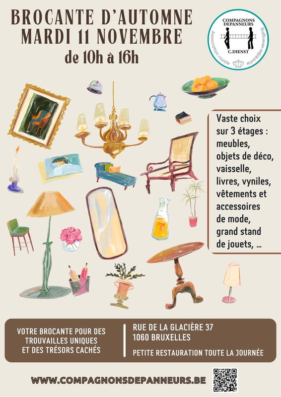  Brocante profit l asbl Compagnons Dépanneurs