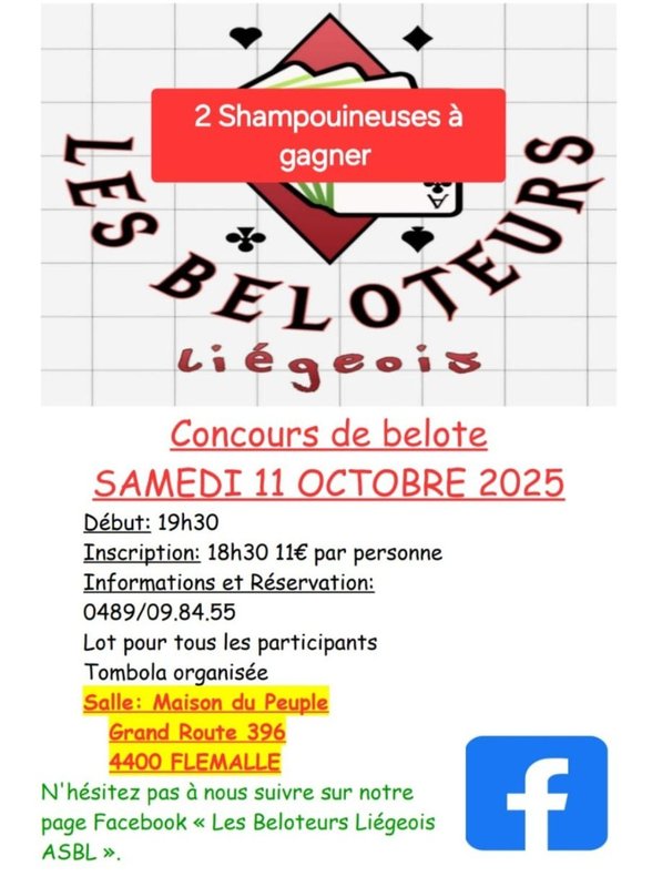 Loisirs Concours belote