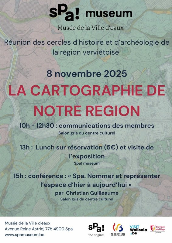 Conférences La cartographie notre région