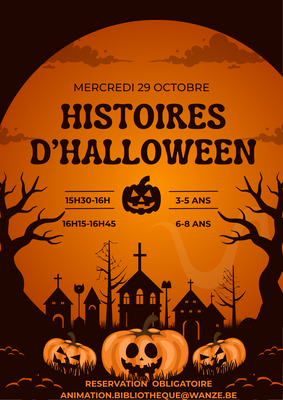 Spectacles Heure conte : histoires d Halloween