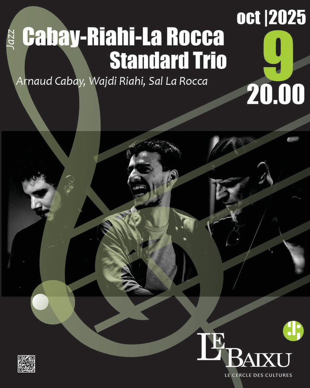 Concerts Cabay/Riahi/LA Rocca Trio