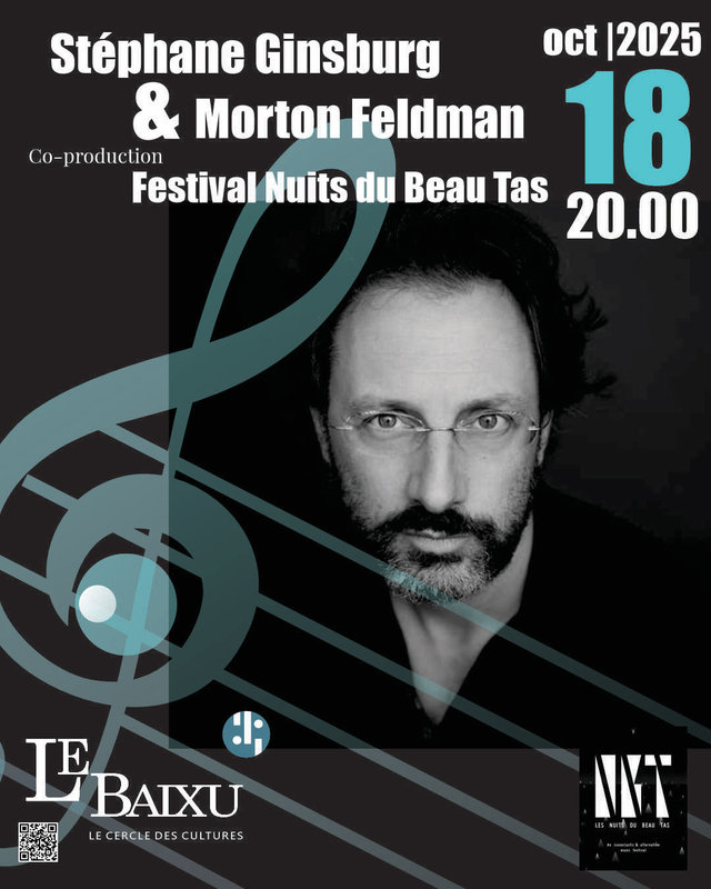 Concerts Stéphane Ginsburg / Morton Feldman. Dans cadre Nuits Beau Tas