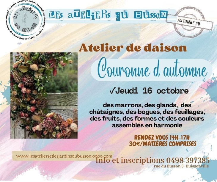 Stages,cours Couronne d automne