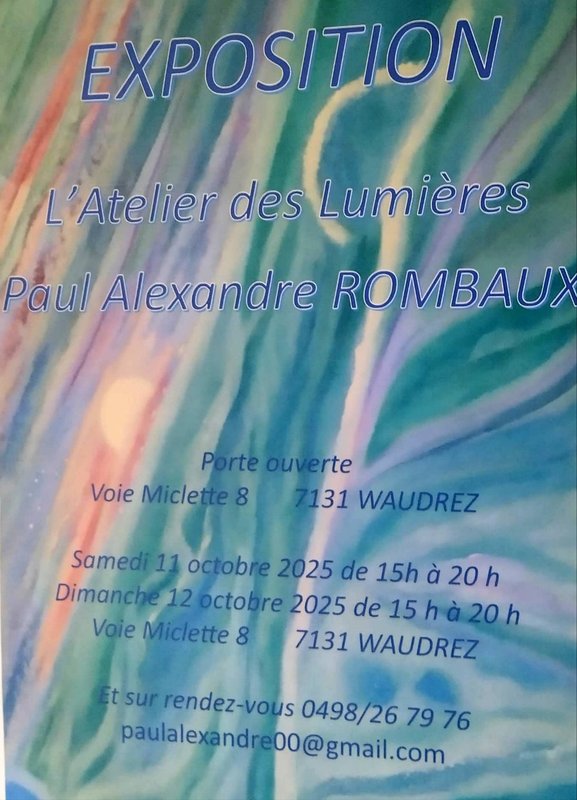 Expositions Paul Alexandre Rombaux peintre médium