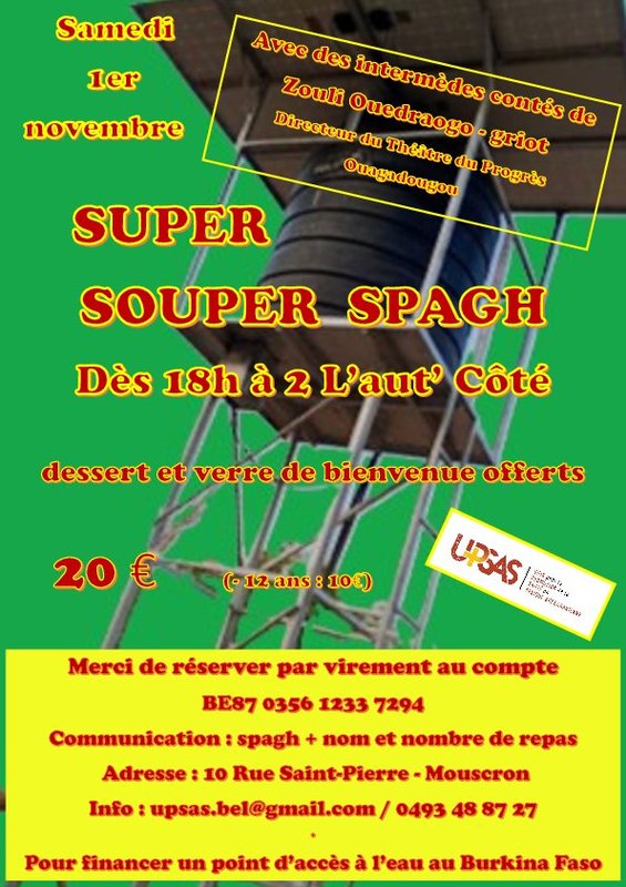 Soirées Super souper spagh 
