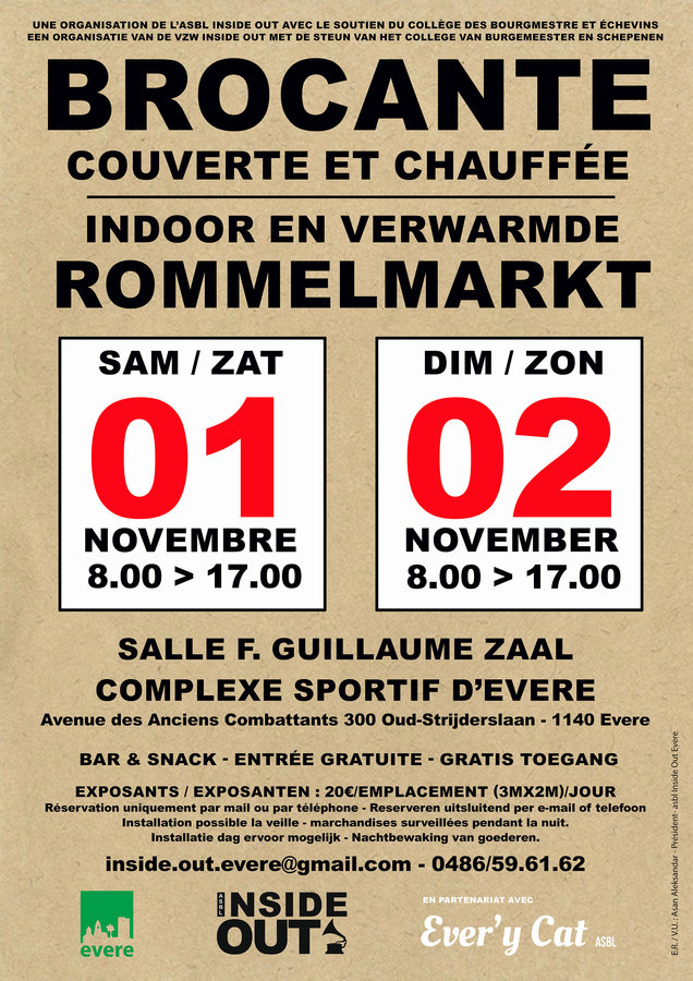  Grande Brocante intérieur chauffée
