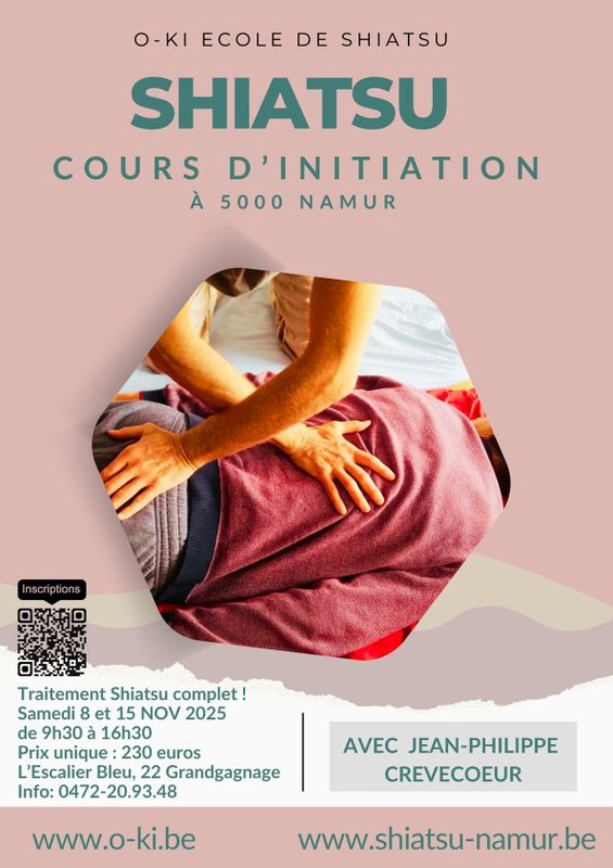 Stages,cours Cours d initiation Shiatsu