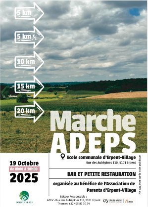 Loisirs Marche Adeps - Ecole Communale d Erpent-Village