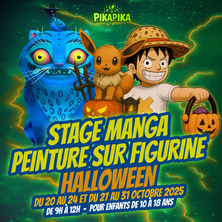 Stages,cours Stage Peinture Figurine manga Halloween