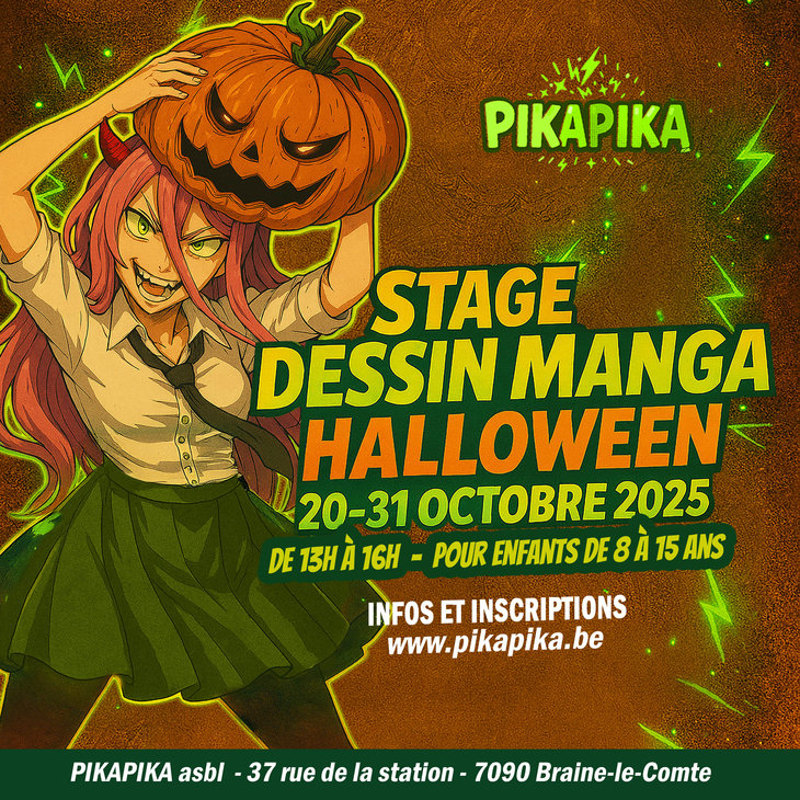 Stages,cours Stage dessin manga d Halloween