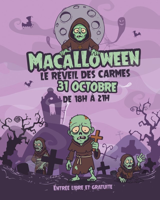 Loisirs Macalloween - réveil Carmes (parcours horrifique)