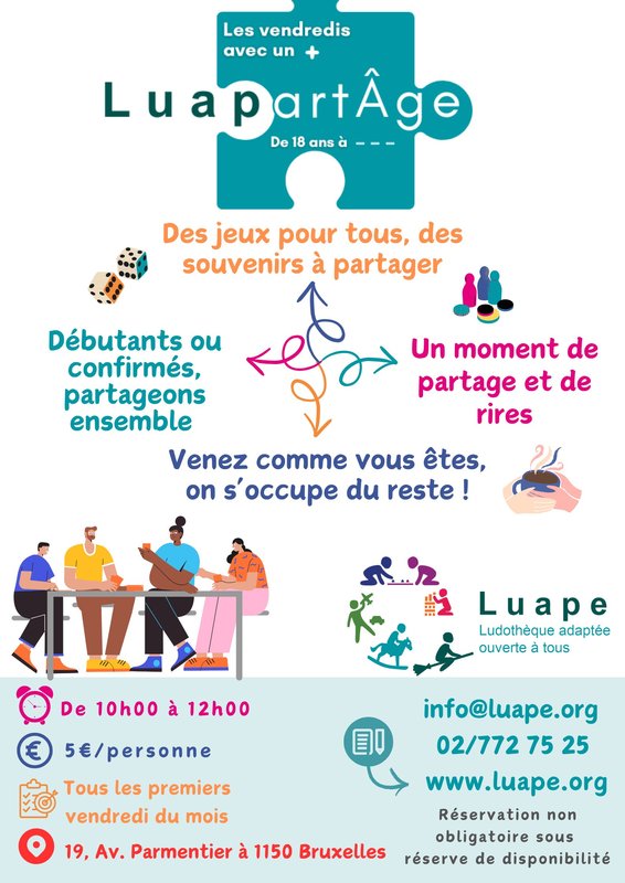 Loisirs Les vendredis avec plus, fois mois