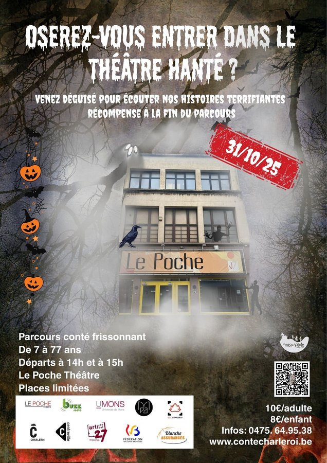 Spectacles Halloween Poche Théâtre Charleroi 
