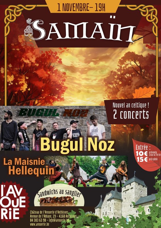 Concerts Samaïn - nouvel celtique