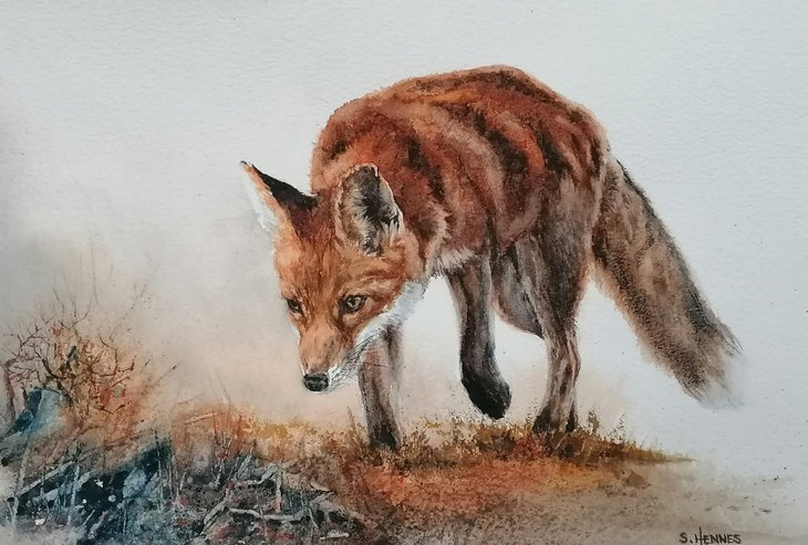 Expositions Exposition d aquarelles Sybille Hennes