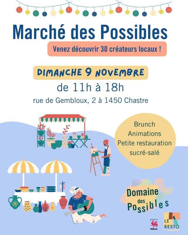 Loisirs Marché Possibles : Découvrez créateurs coin