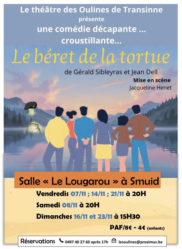 Spectacles Le béret la tortue, pièce théâtre