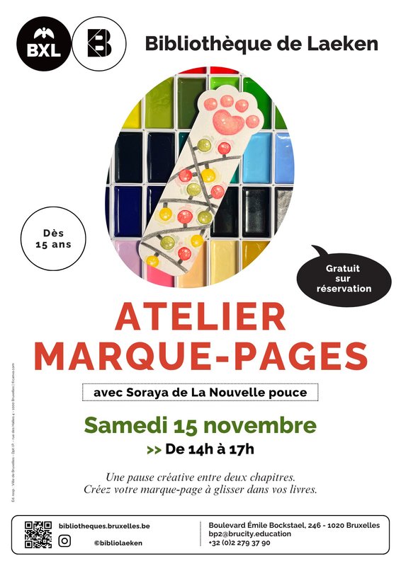 Stages,cours Atelier Marque-Pages