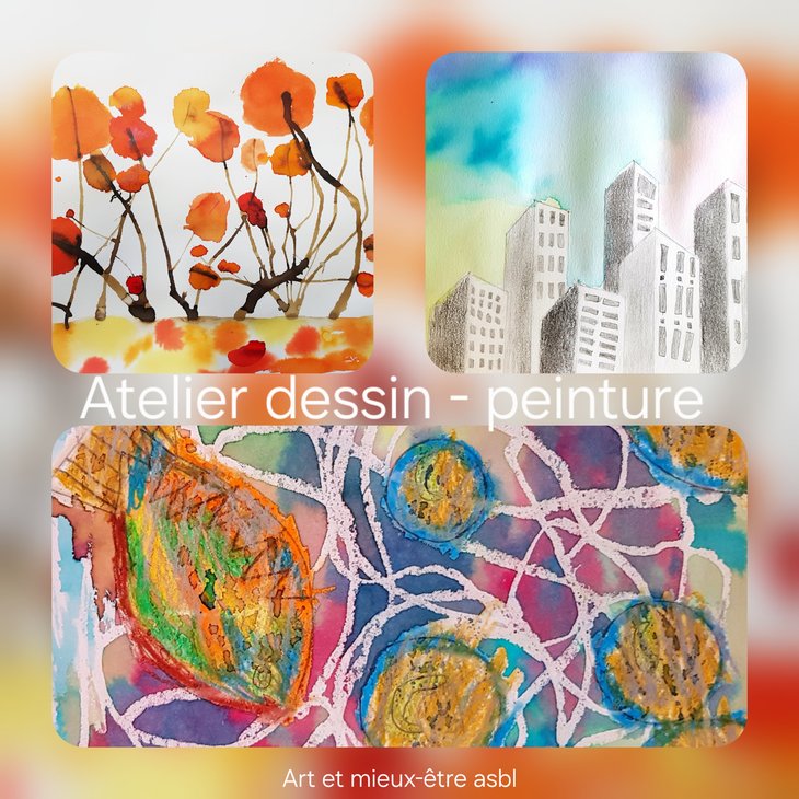 Stages,cours Atelier dessin peinture