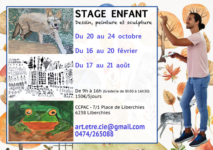 Stages,cours Dessin, peinture sculpture