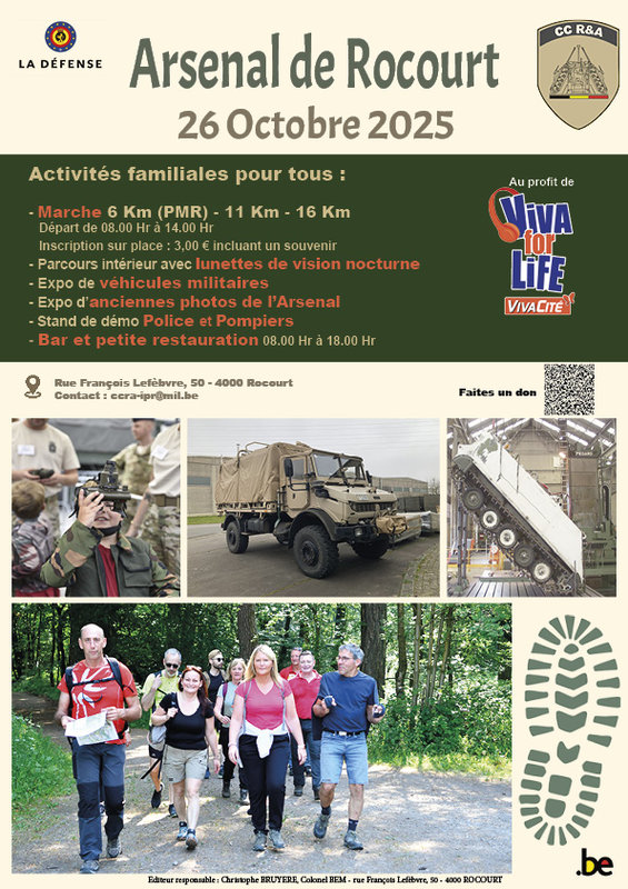 Loisirs L Arsenal Rocourt organise activités familiales pour Viva Life