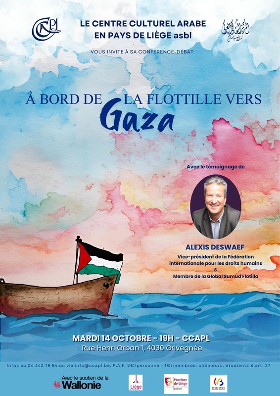 Conférences À bord la flottille vers Gaza
