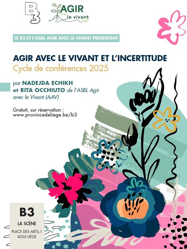 Conférences Agir avec vivant l’incertitude