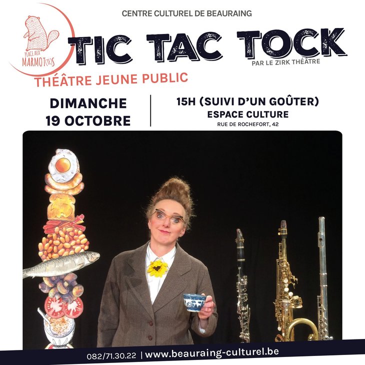 Spectacles Tic tock - Théâtre pour enfants