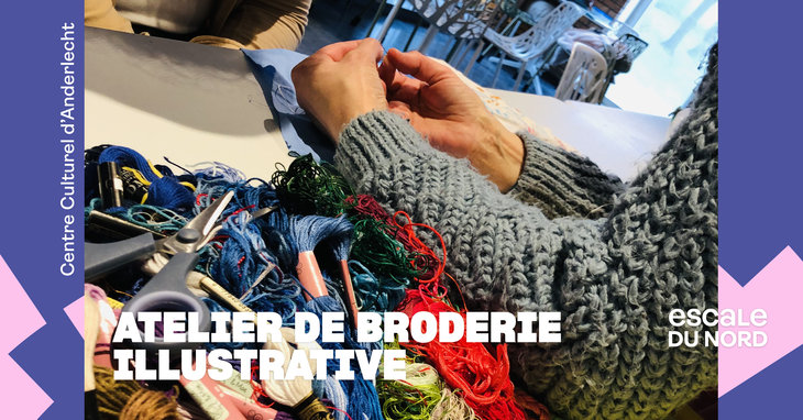 Stages,cours Atelier broderie illustrative