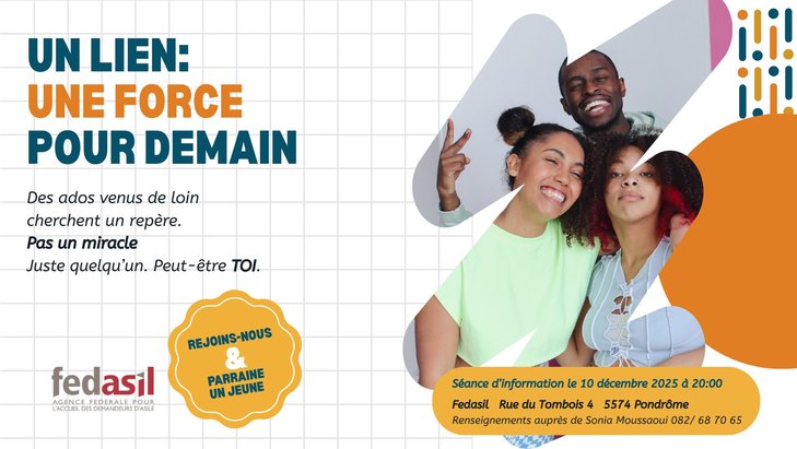 Conférences Séance d information: parrainez jeune demandeurs d asile