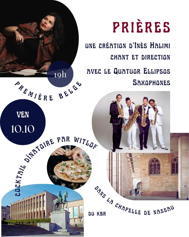 Concerts Prières, créé Inès Halimi avec Quatuor Ellipsos