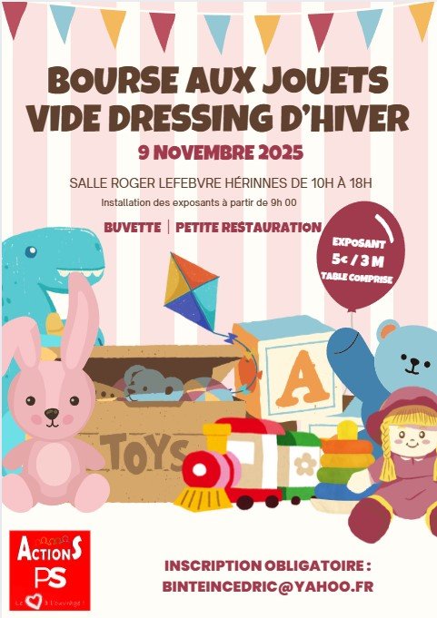 Loisirs Bourse jouets vide-dressing d hiver.