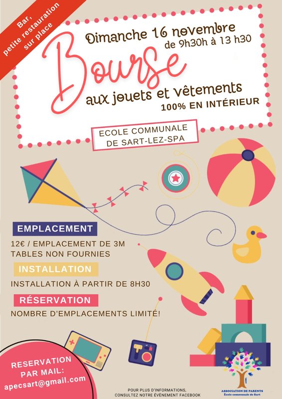 Loisirs Bourse jouets vêtements d enfants