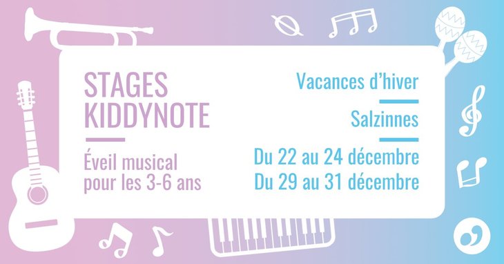 Stages,cours Stage d éveil musical, Vacances d hiver