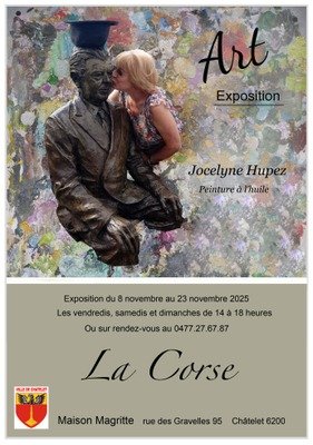 Expositions La Corse, exposition œuvres Jocelyne Hupez