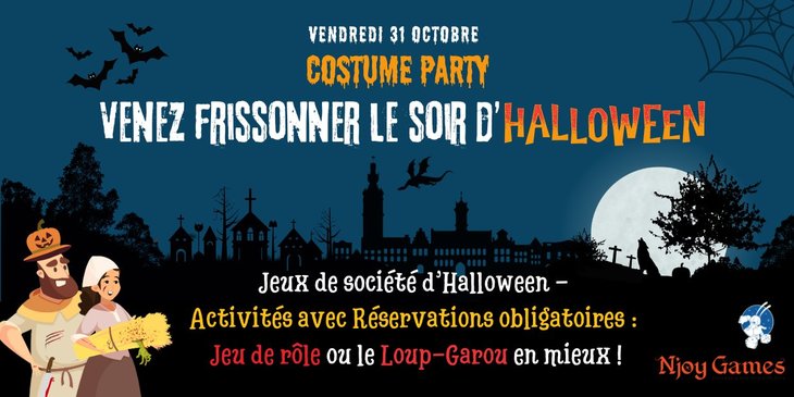Loisirs Soirée Halloween chez Njoy Games